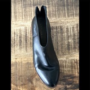 Loeffler Randall black leather ankle boots (6.5)